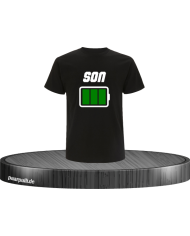 Full Akku Son Shirt schwarz