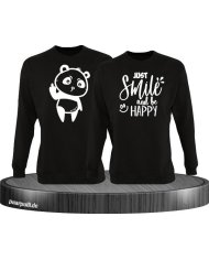 Just Smile and be Happy schwarz