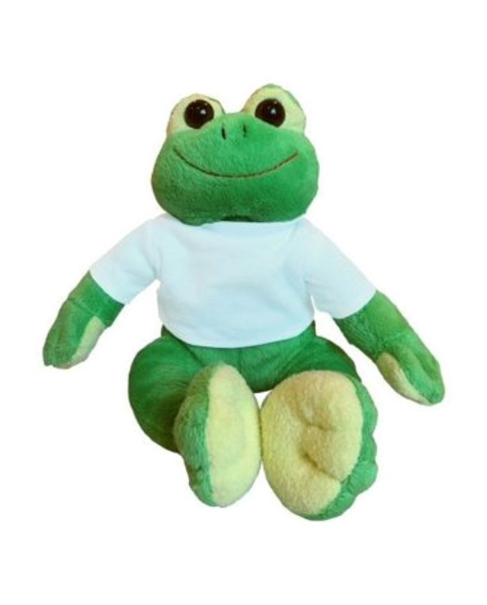 Happy B-Day Stofftier rot bedruckt