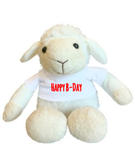 Happy B-Day Plüsch Schaf
