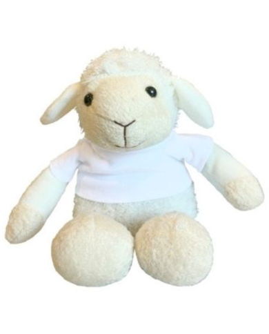 Kuscheltier mit Wunschname und Herzen Kuscheltier mit Wunschname und Herzen
