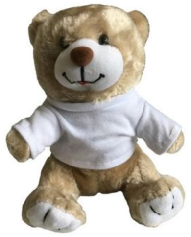 Kuscheltier bedruckt mit Alles Gute! Kuscheltier bedruckt mit Alles Gute!