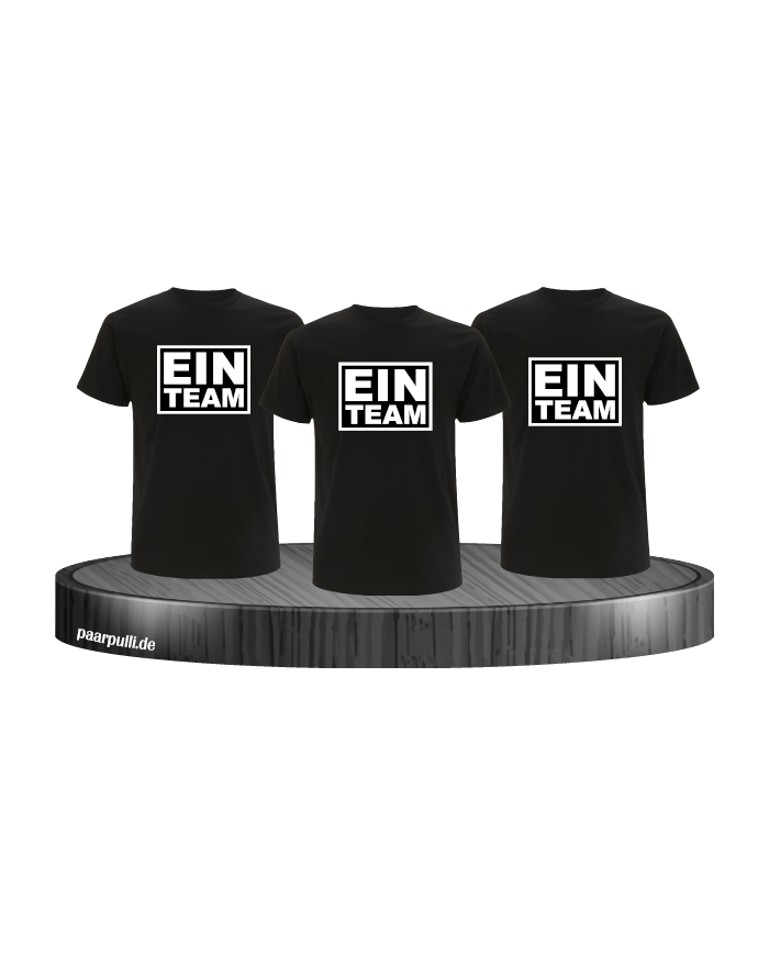 Ein Team shirt set bruder schwester schwarz