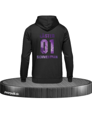 Läster Schwester 01 Hoodie in Größe XXL
