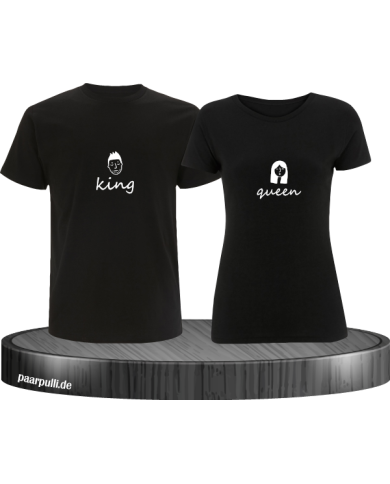 King & Queen Doodle T-Shirt schwarz King & Queen Doodle T-Shirt schwarz