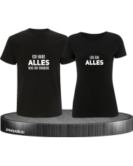 Ich hab alles was ich brauche und ich bin alles schwarz