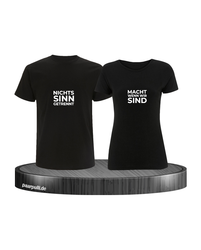 Nichts macht Sinn wenn wir getrennt sind schwarz