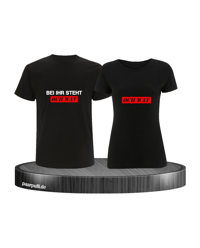 Bei ihr steht och wat schwarz