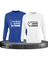 Was für ein Glücksfang Couple Sweatshirt