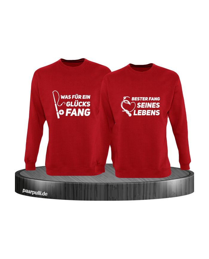 Was für ein Glücksfang rot