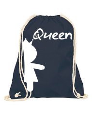 Schwarzer Beutel Queen Frau