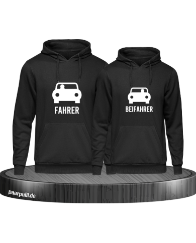 Fahrer und Beifahrer mit Sitzplätzen schwarz Fahrer und Beifahrer mit Sitzplätzen schwarz