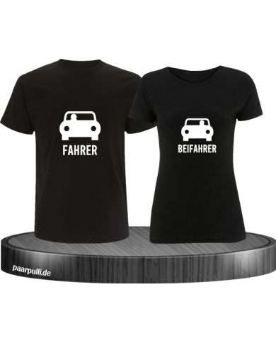 Fahrer und Beifahrer mit Sitzplätzen schwarz Fahrer und Beifahrer mit Sitzplätzen schwarz