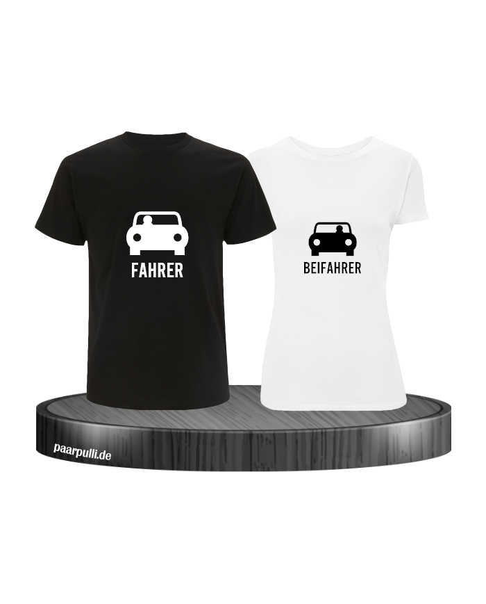 Fahrer und Beifahrer mit Sitzplätzen schwarz weiß