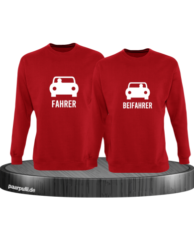 Fahrer und Beifahrer mit Sitzplatz rot Fahrer und Beifahrer mit Sitzplatz rot