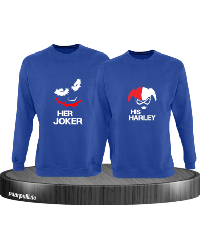 Her Joker und His Harley blau Her Joker und His Harley blau