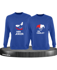 Her Joker und His Harley blau