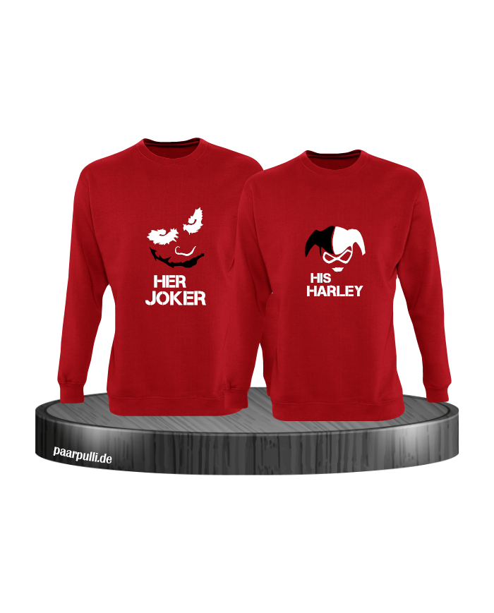Her Joker und His Harley rot