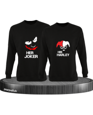 Her Joker und His Harley schwarz