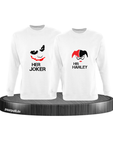 Her Joker und His Harley weiß Her Joker und His Harley weiß