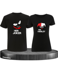 Her Joker und His Harley schwarz