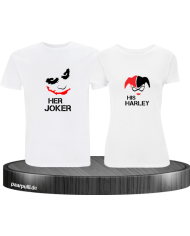 Her Joker und His Harley weiß