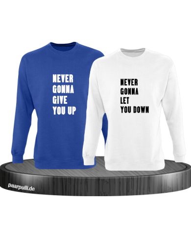 Never gonna give you up blau weiß Never gonna give you up blau weiß