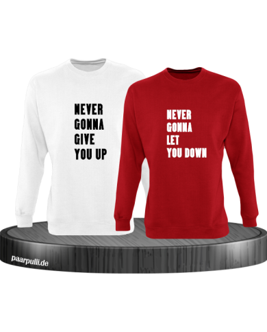 Never gonna give you up rot weiß Never gonna give you up rot weiß