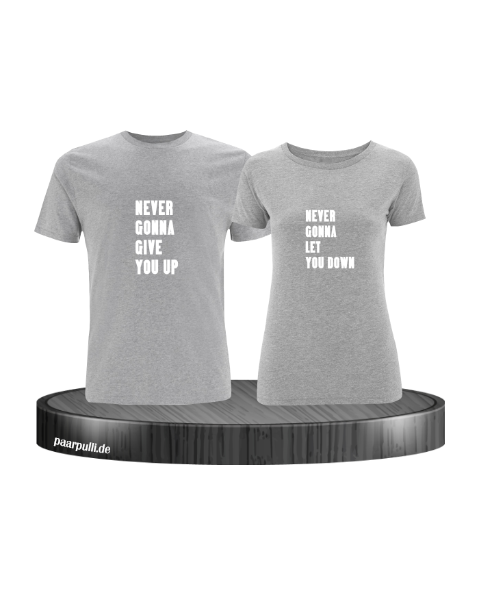 Never Gonna Give You Up Couple T Shirt 0996
