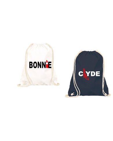 Turnbeutel-Set Bonnie&Clyde Turnbeutel-Set Bonnie&Clyde