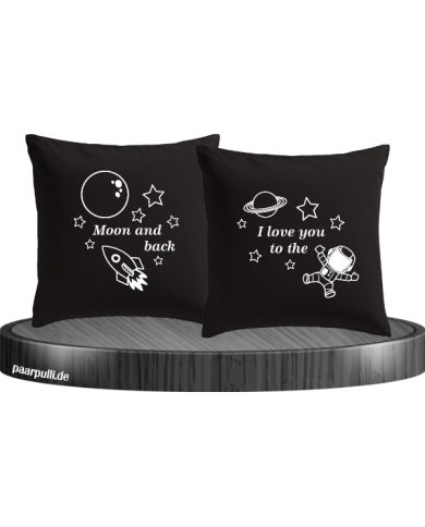 I Love you to the Moon and back schwarz I Love you to the Moon and back schwarz