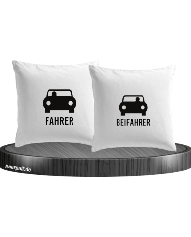 Fahrer und Beifahrer mit Sitzplätzen weiß Fahrer und Beifahrer mit Sitzplätzen weiß