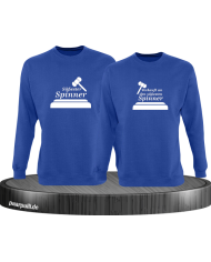 Verkauft an den süßesten Spinner Couple Sweatshirt
