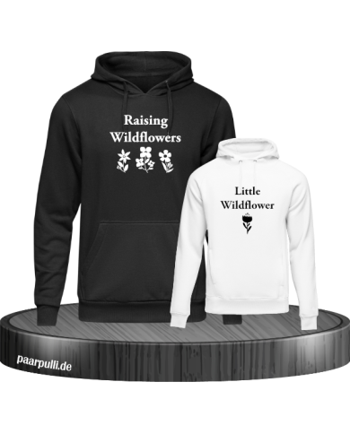 Raising Wildflowers schwarz weiß Raising Wildflowers schwarz weiß
