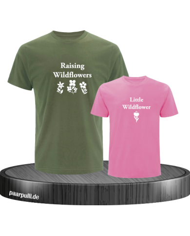 Raising Wildflowers khaki rosa Raising Wildflowers khaki rosa