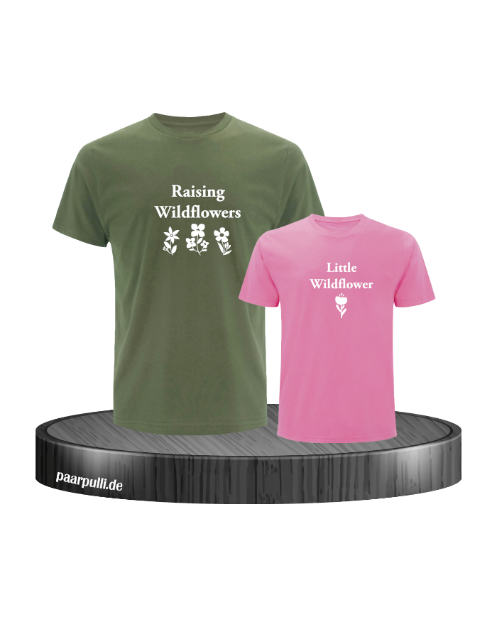 Raising Wildflowers khaki rosa