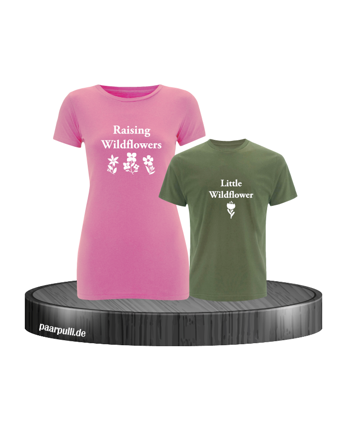 Raising Wildflowers khaki rosa