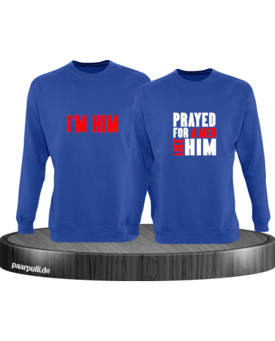 Prayed for a Men like him blau Prayed for a Men like him blau