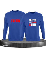 Prayed for a Men like him blau