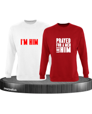 Prayed for a Men like him rot weiß