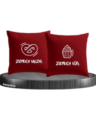 Ziemlich salzig und ziemlich süß rot