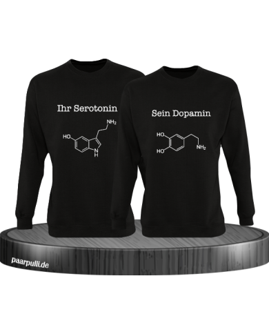 Ihr Serotonin und sein Dopamin schwarz Ihr Serotonin und sein Dopamin schwarz