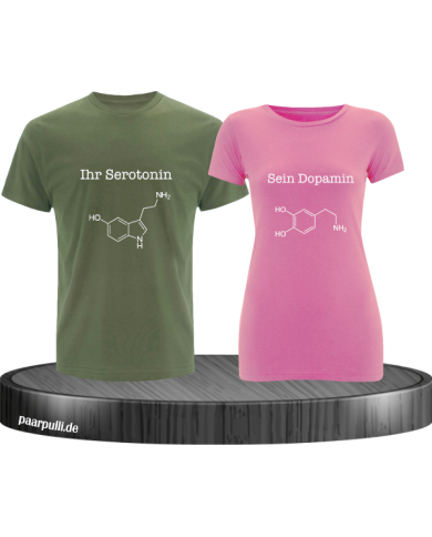Ihr Serotonin und sein Dopamin khaki rosa Ihr Serotonin und sein Dopamin khaki rosa