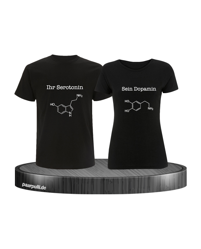 Ihr Serotonin und sein Dopamin schwarz