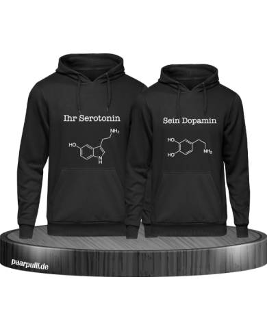 Ihr Serotonin und sein Dopamin schwarz Ihr Serotonin und sein Dopamin schwarz