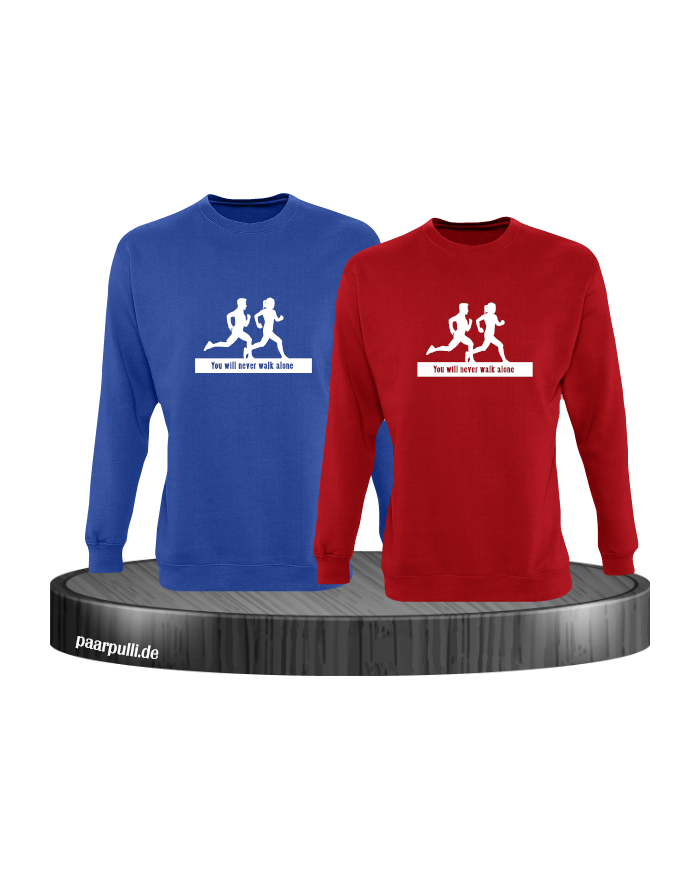 You will never walk alone blau rot