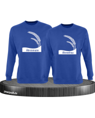 Ährenmann und Ährenfrau blau