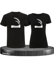 Ährenmann und Ährenfrau schwarz