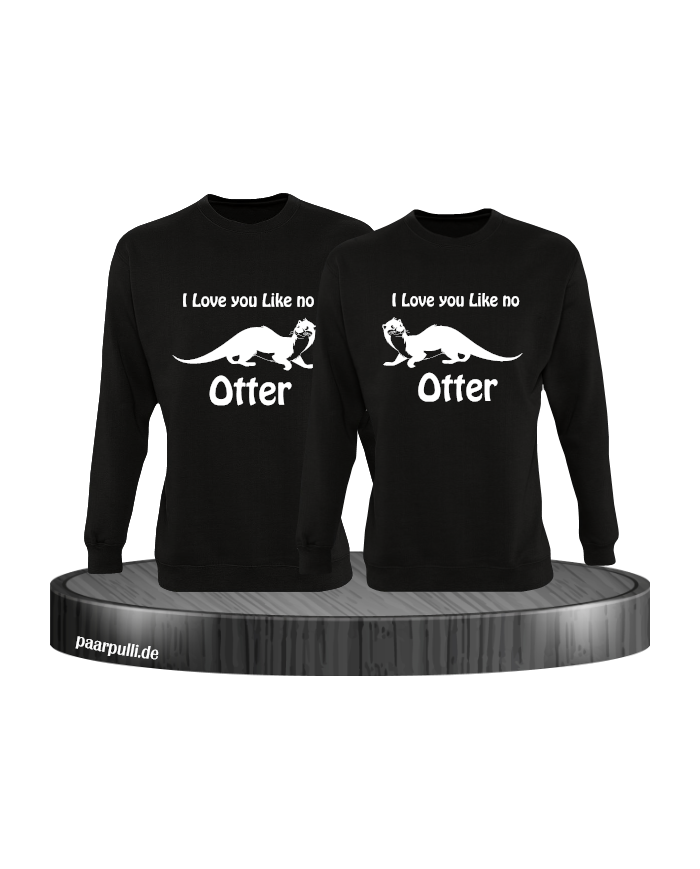 I love u like no Otter schwarz