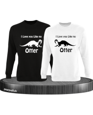 I love u like no Otter schwarz weiß